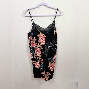 Midnight Bakery lace trim astrid chemise size L new